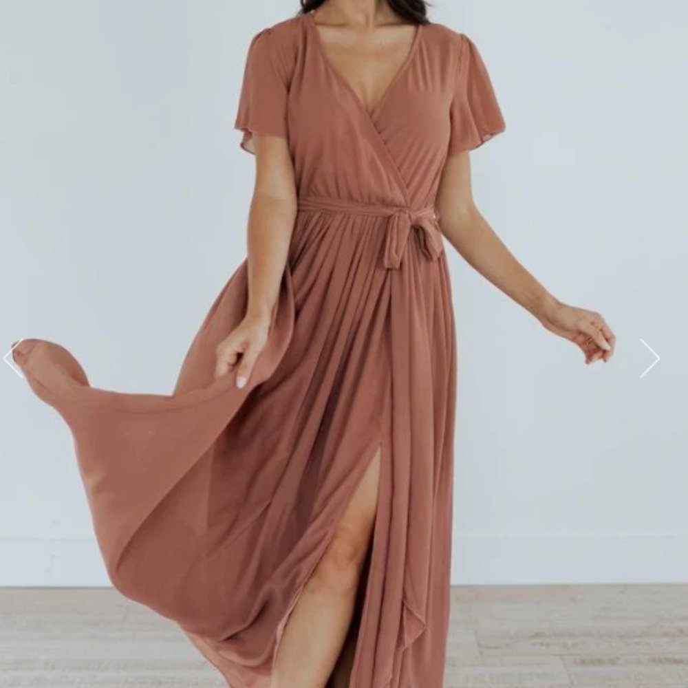 Baltic Born Rosy Brown Kristina Dress